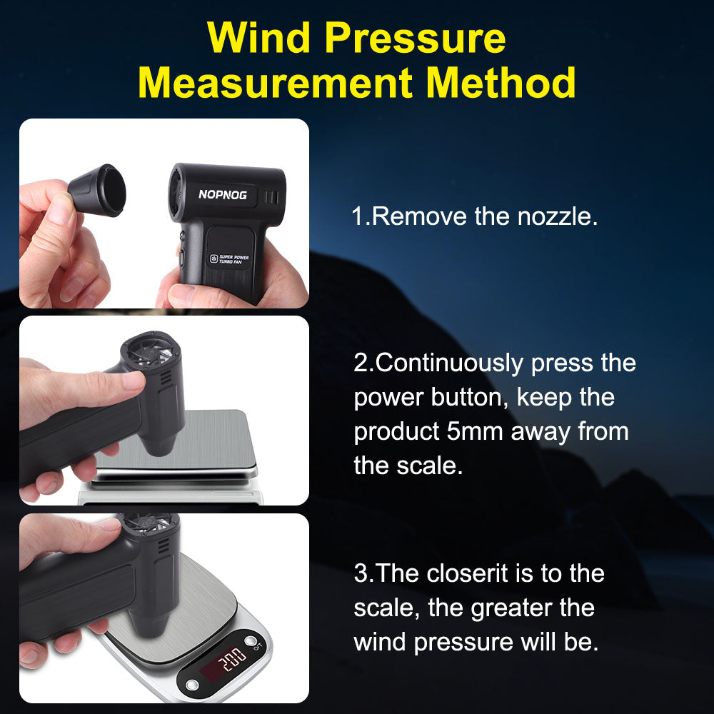 Portable Air Compressor For Car Snow Blowing Dust Removal Turbo Blower Fan Air Duster Camping BBQ Blower Inflator 130/150K RPM