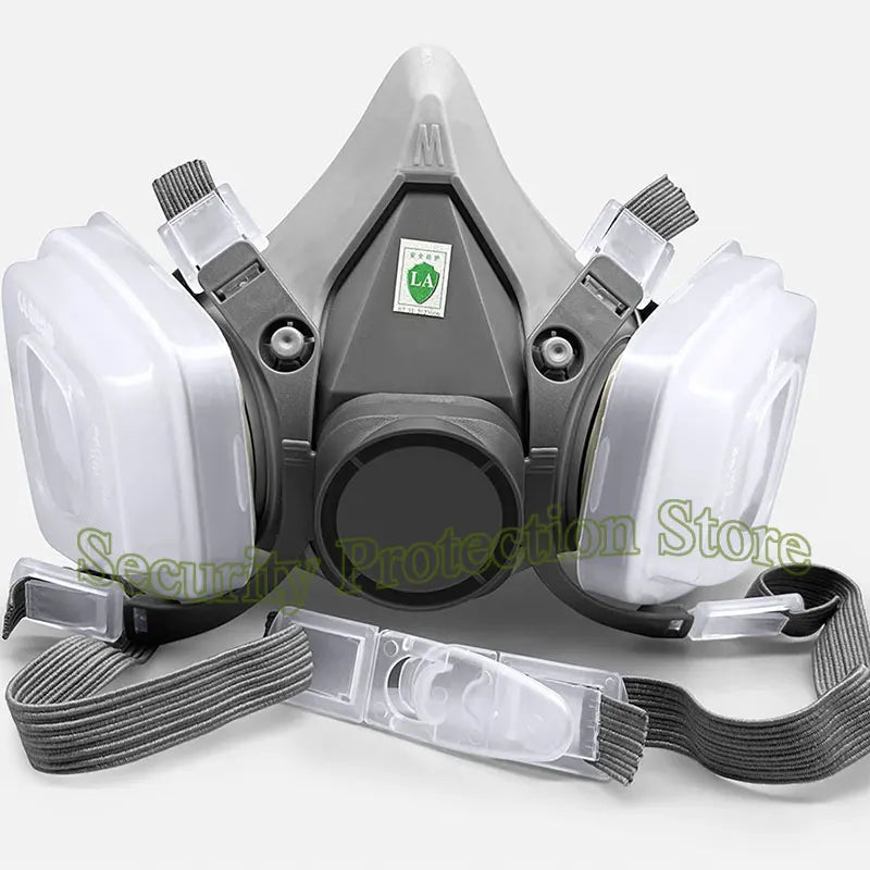 6200 7502 Gas Mask Half-face Dust Shield 5N11 Particle Filters Safety Respirator Mask Industrial Labor Paint Spray