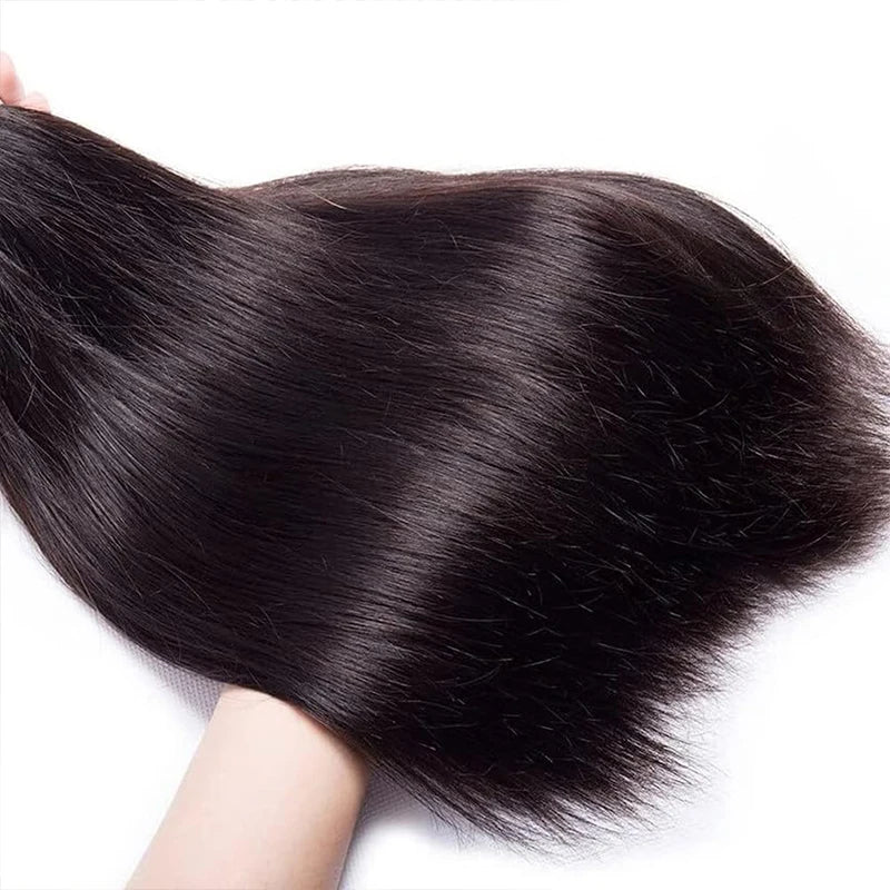 100g/pcs Straight Human Hair Bundles Virgin Human Hair Extentions Weave Brazilian 100% Unprocessed Straight Bundle