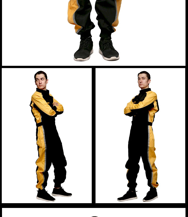 Cotton coverall work uniform Wear-resistant overall dust-proof repairman workshop mechanic welding suit Racer rescue anti-static