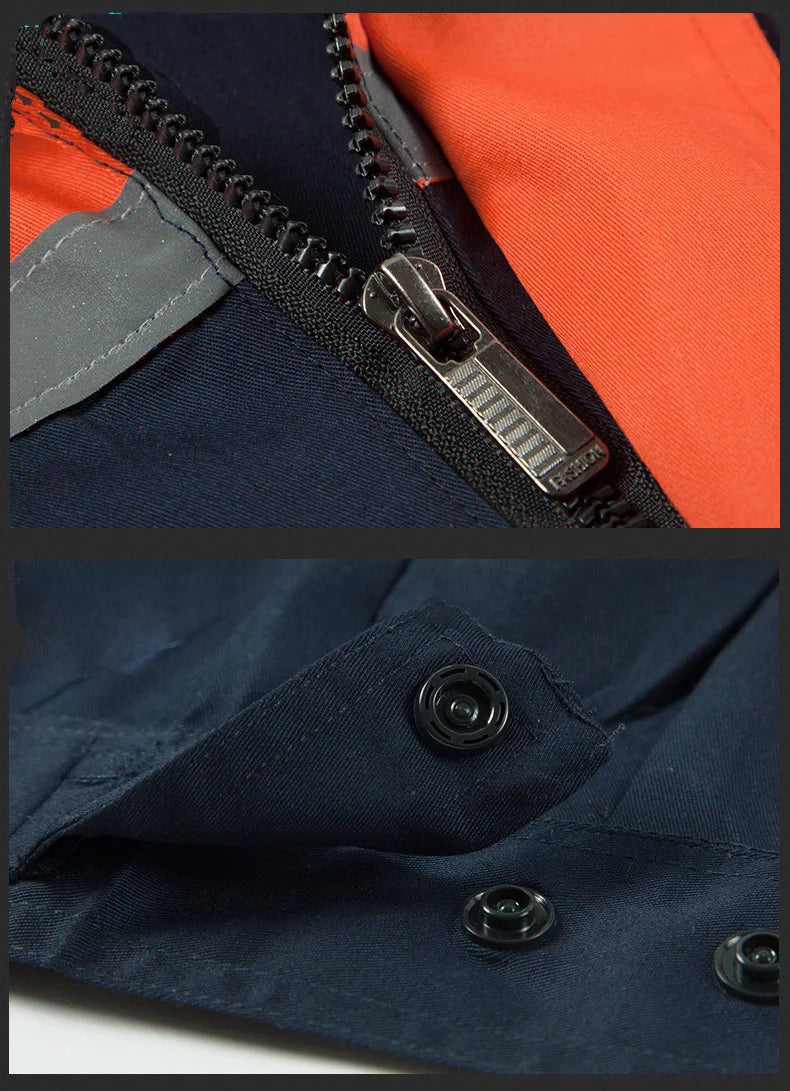 Summer Work Clothing Working Coveralls Reflective Thin Breathable Uniforms Household Worker Suit Work Coats For Cleaning Blouses