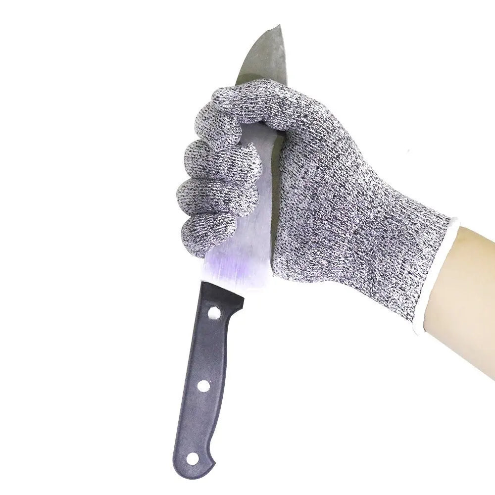 High-strength Grade Level 5 Protection Safety Anti Cut Gloves Kitchen Cut Resistant Gloves for Fish Meat Cutting Safety Gloves