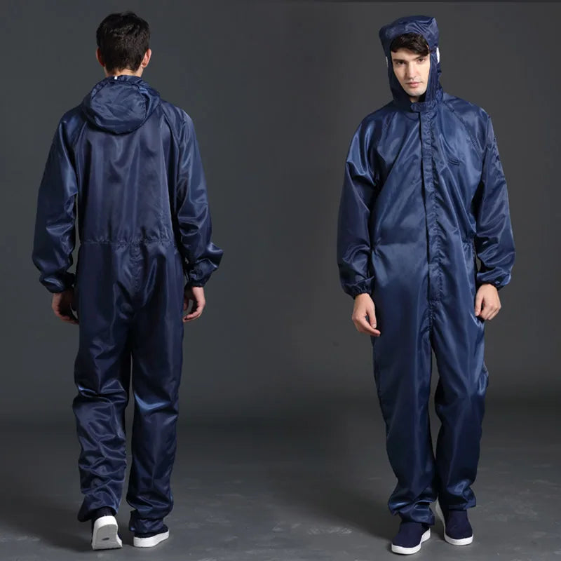 Unisex Coveralls Breathable Dustproof Safety Clothing Work Painting Clothes Sanitary Protection Jumpsuit Hazmat Zip Suit