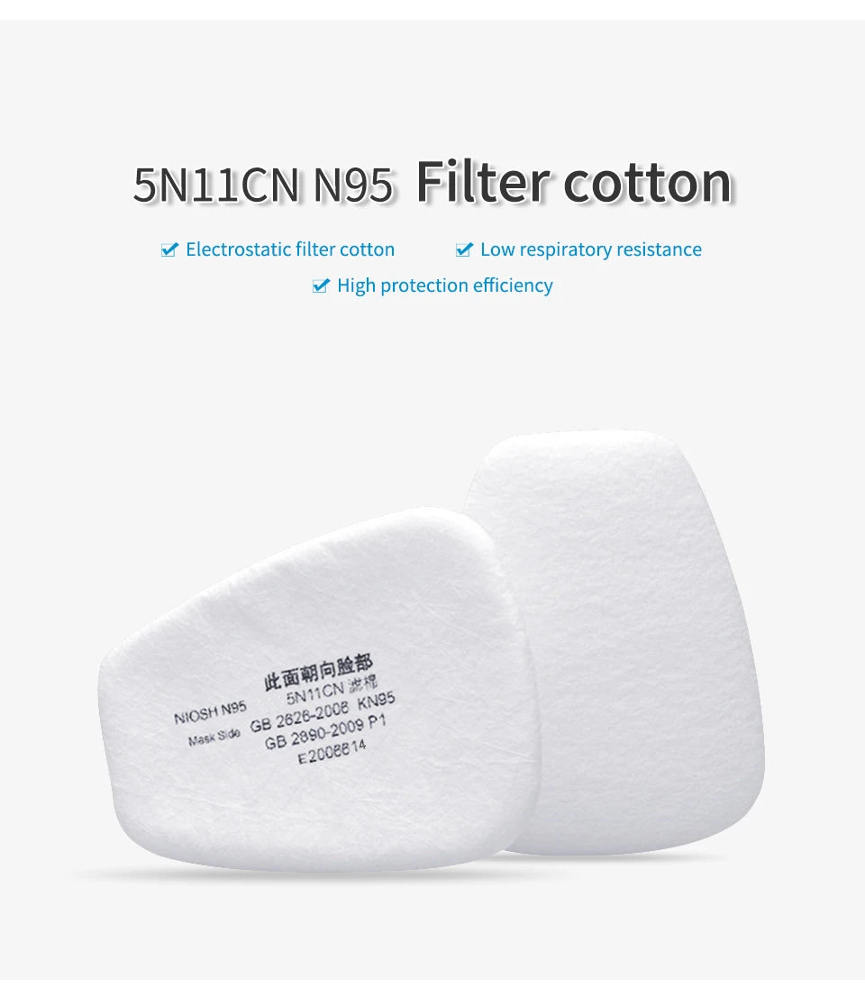 Reusable Full Face Respirator 6200 spray mask for spraying Painting Chemical Polishing Welding Woodworking Work Protection