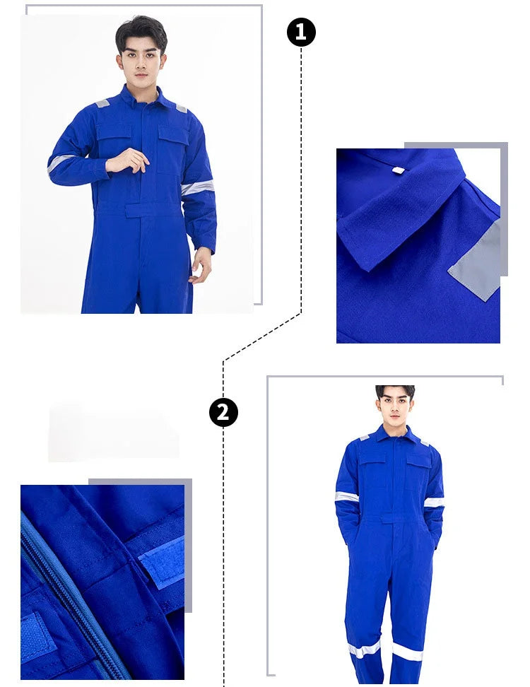 Work Coveralls for Men Painting Construction Plus size  Suppliers Safety Uniform for Mechanic Auto Repair