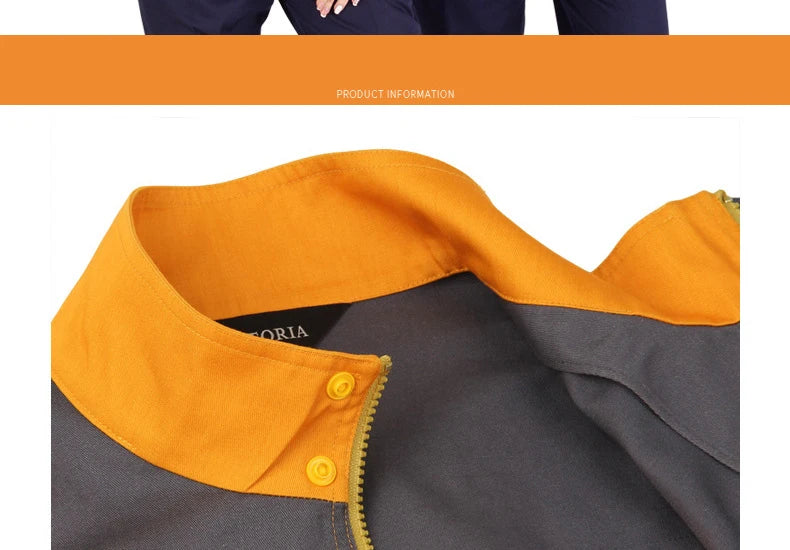 Working Clothes Men Woman Welding Machine Repair Large Size Coveralls Stitching Protective Safety Work Jacket Cleaning Uniform