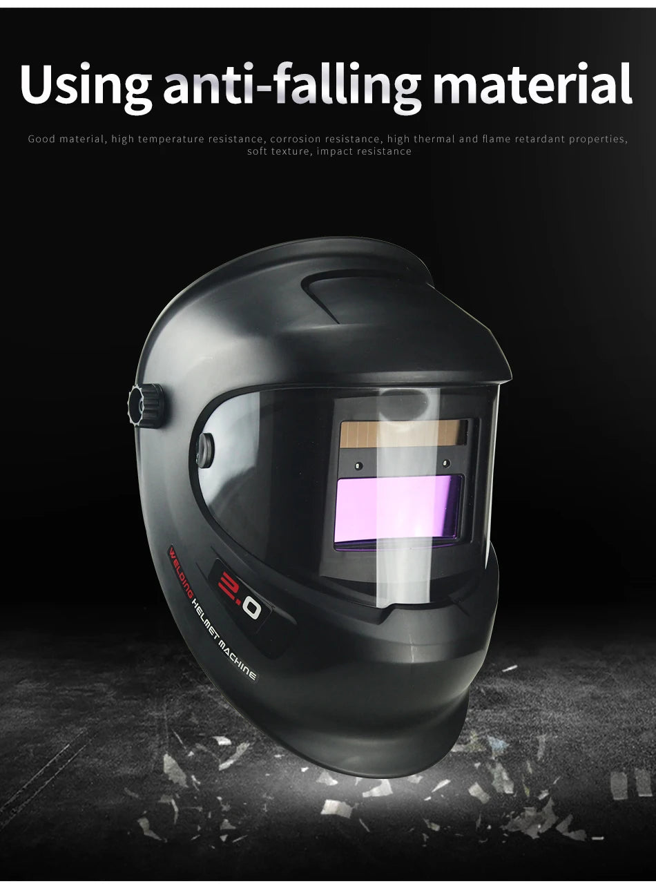 DIN9-DIN13 Solar Auto Darkening TIG MMA ZX7 MIG True Color Welding Mask Welding Helmet Welder Cap Glasses