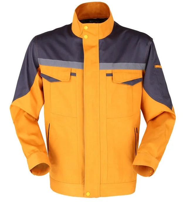 Working Clothes Men Woman Welding Machine Repair Large Size Coveralls Stitching Protective Safety Work Jacket Cleaning Uniform