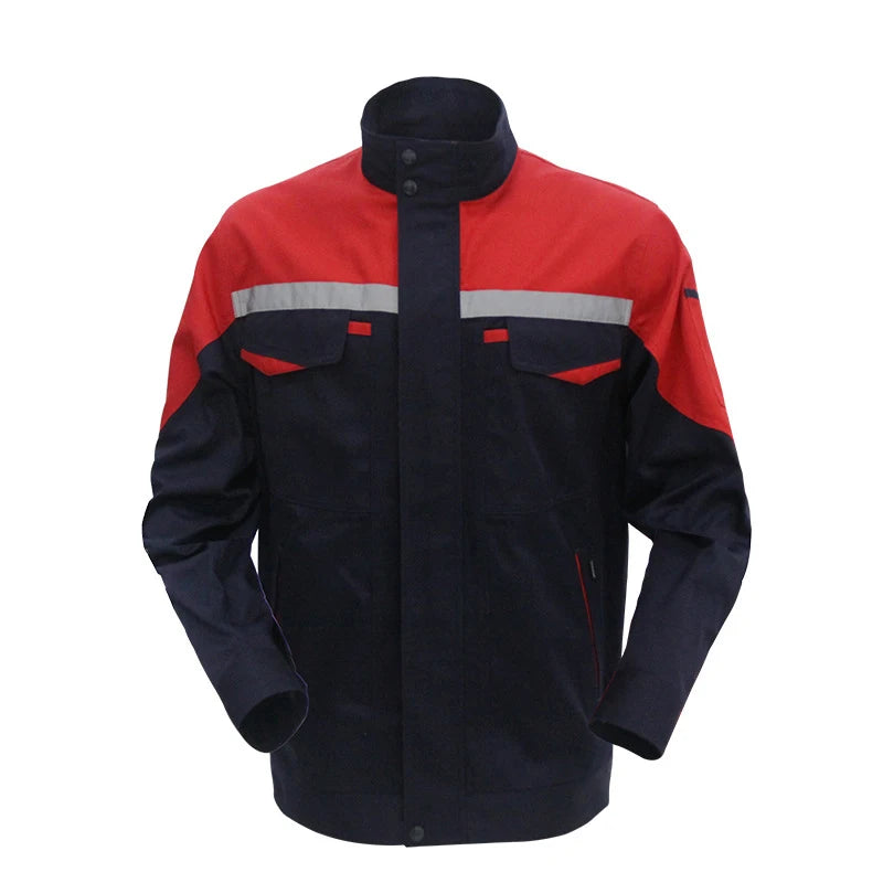 Working Clothes Men Woman Welding Machine Repair Large Size Coveralls Stitching Protective Safety Work Jacket Cleaning Uniform