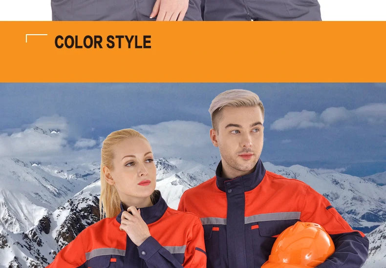 Working Clothes Men Woman Welding Machine Repair Large Size Coveralls Stitching Protective Safety Work Jacket Cleaning Uniform