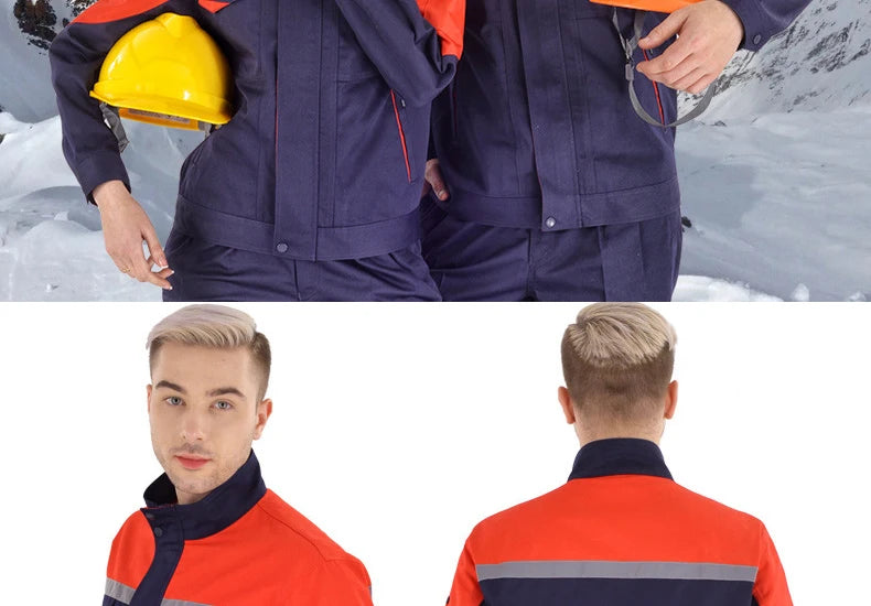 Working Clothes Men Woman Welding Machine Repair Large Size Coveralls Stitching Protective Safety Work Jacket Cleaning Uniform