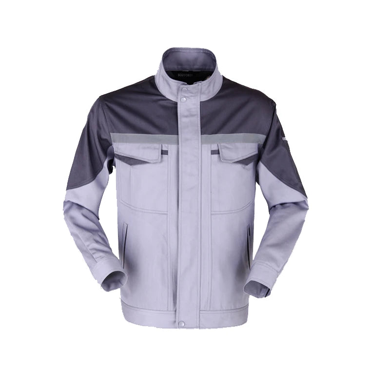 Working Clothes Men Woman Welding Machine Repair Large Size Coveralls Stitching Protective Safety Work Jacket Cleaning Uniform