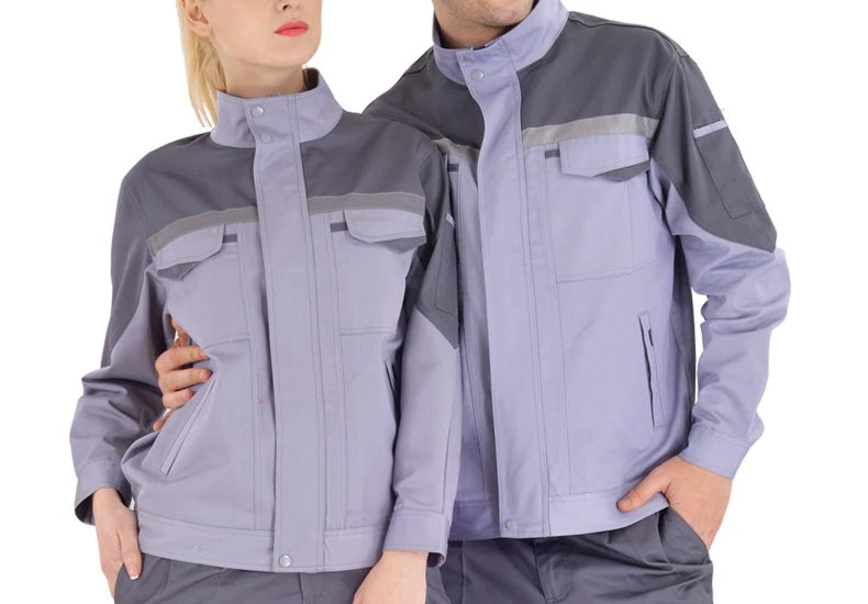 Working Clothes Men Woman Welding Machine Repair Large Size Coveralls Stitching Protective Safety Work Jacket Cleaning Uniform
