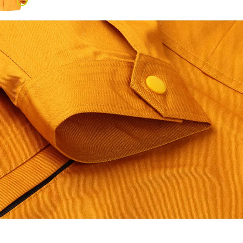 Working Clothes Men Woman Welding Machine Repair Large Size Coveralls Stitching Protective Safety Work Jacket Cleaning Uniform