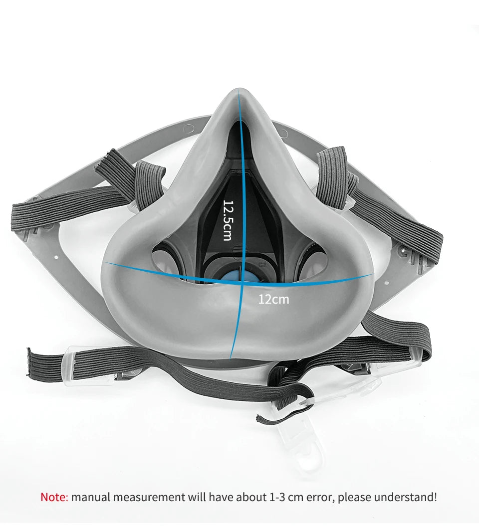 Reusable Full Face Respirator 6200 spray mask for spraying Painting Chemical Polishing Welding Woodworking Work Protection