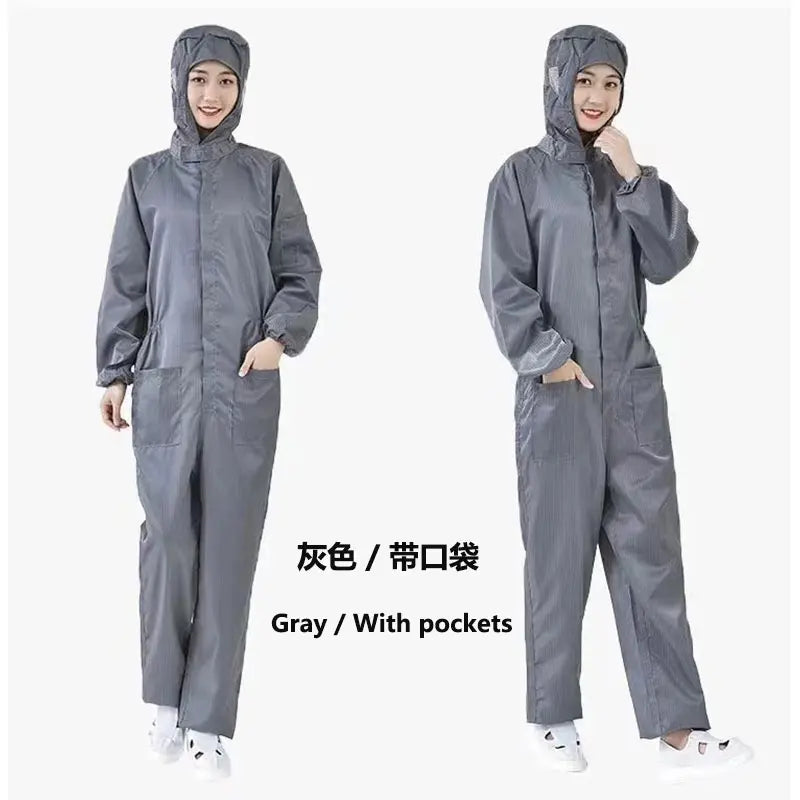Unisex Coveralls Breathable Dustproof Safety Clothing Work Painting Clothes Sanitary Protection Jumpsuit Hazmat Zip Suit