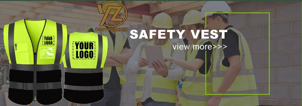 Custom Your Text Logo High Visibility Security Reflective Vest Personalized Construction Traffic Outdoor Safety Cycling Wear