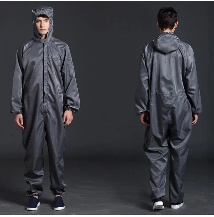 Unisex Coveralls Breathable Dustproof Safety Clothing Work Painting Clothes Sanitary Protection Jumpsuit Hazmat Zip Suit