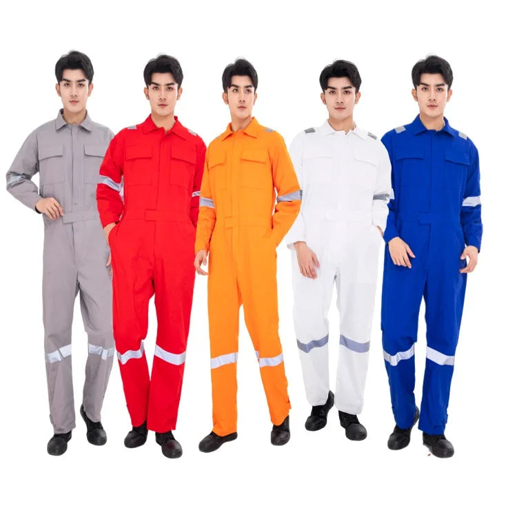 Work Coveralls for Men Painting Construction Plus size  Suppliers Safety Uniform for Mechanic Auto Repair