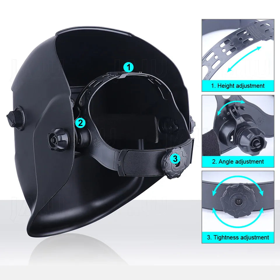 1112 Professional Solar Energy Auto Darkening Welding Helmet Welding MASK Welder TIG MIG Grinding Mask Robot Style