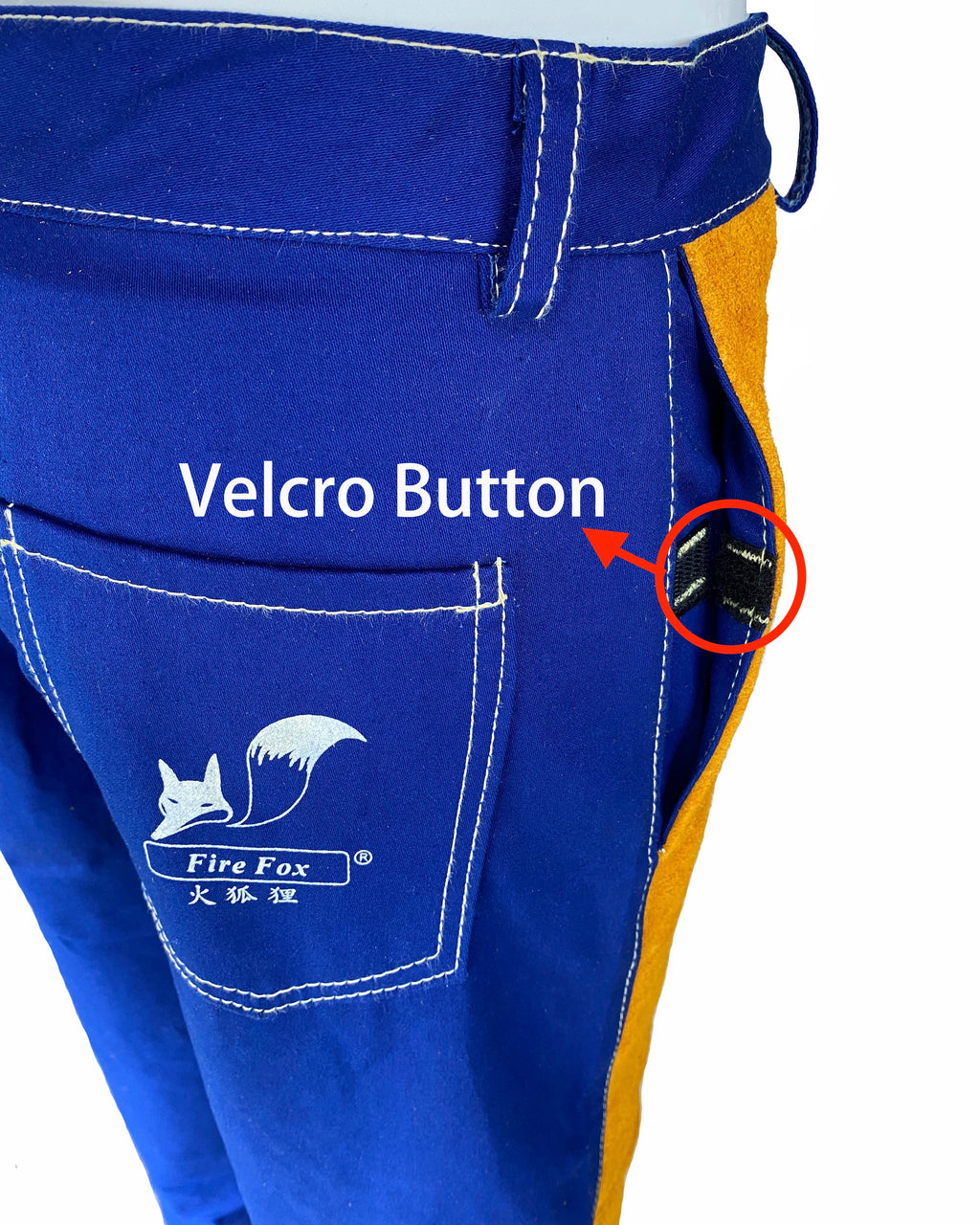 Fire Proof Welding Trousers Pants Split Cow Leather FR Cotton Welding Clothing Flame Retardant Welding Coverall