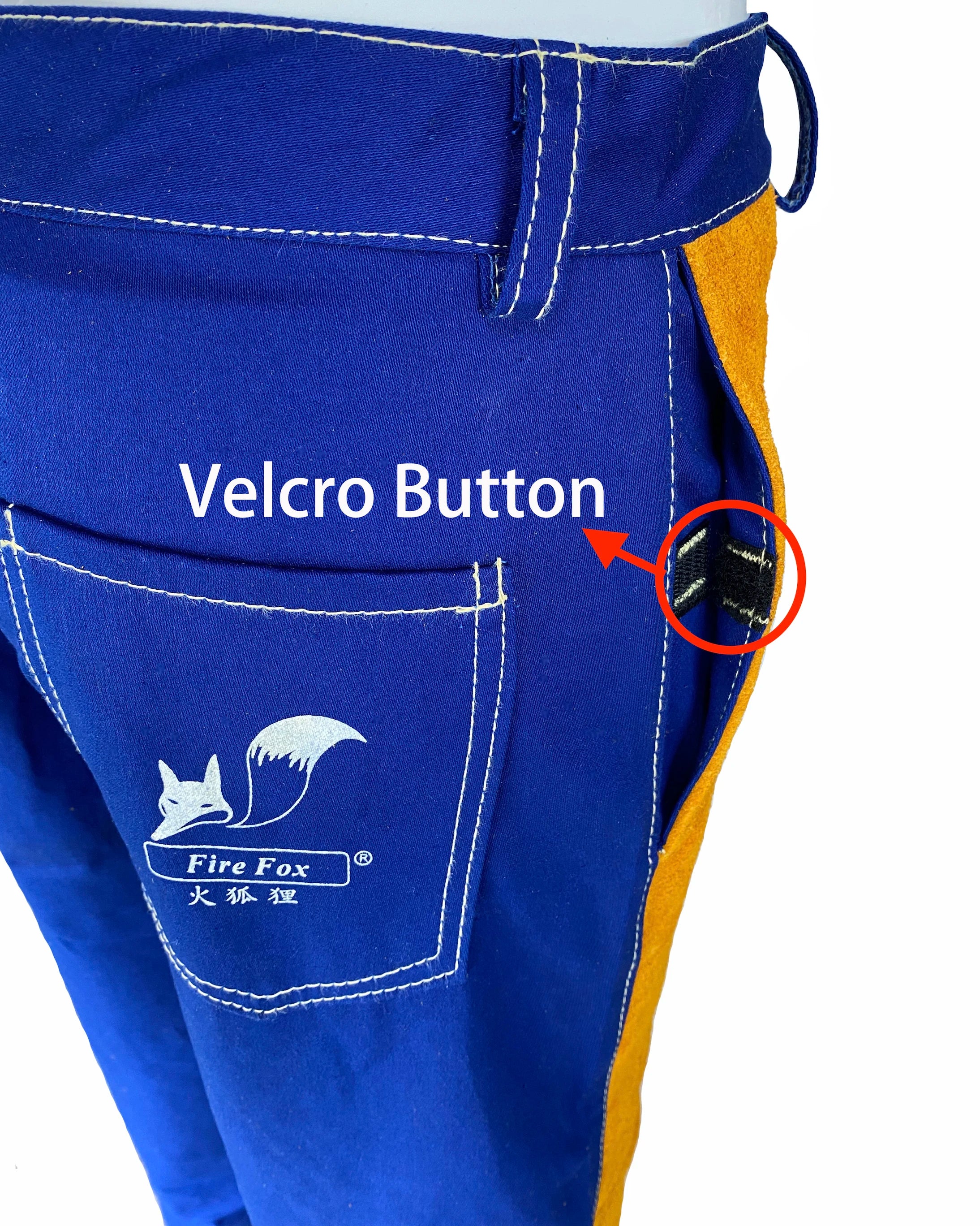 Fire Proof Welding Trousers Pants Split Cow Leather FR Cotton Welding Clothing Flame Retardant Welding Coverall
