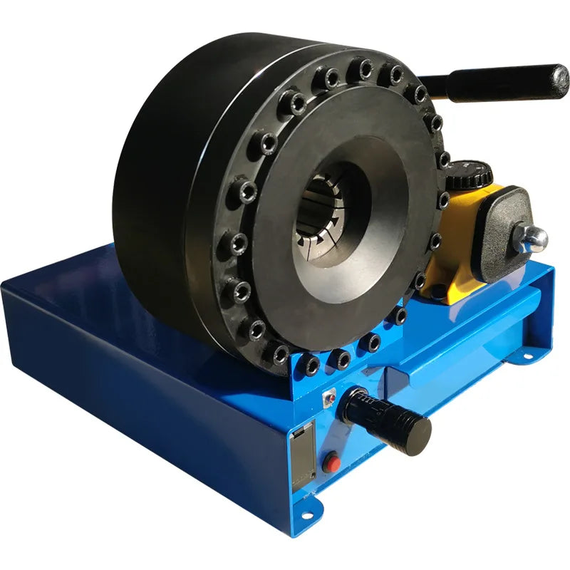 Hydraulic Hose Crimper Mchine with 8 Sets of Dies Manual Hose Crimping Tool, High Pressure Handheld Shrink Tube Machine