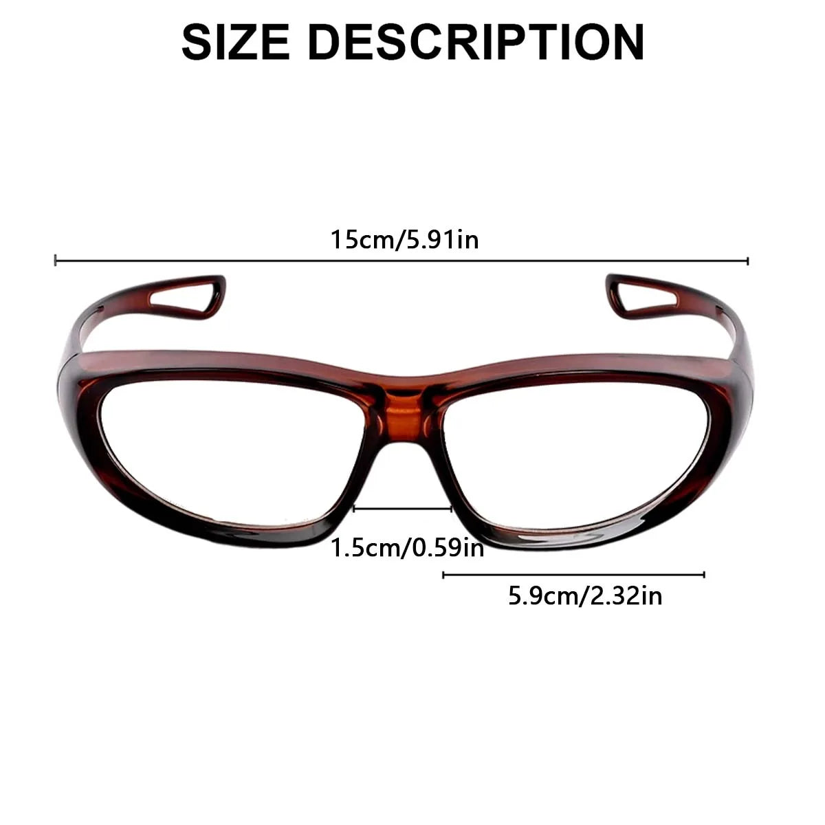 Anti-Fog Safety Glasses for Men and Women, ANSI Z87.1 Scratch Proof Eye Goggles with UV Protection HM4