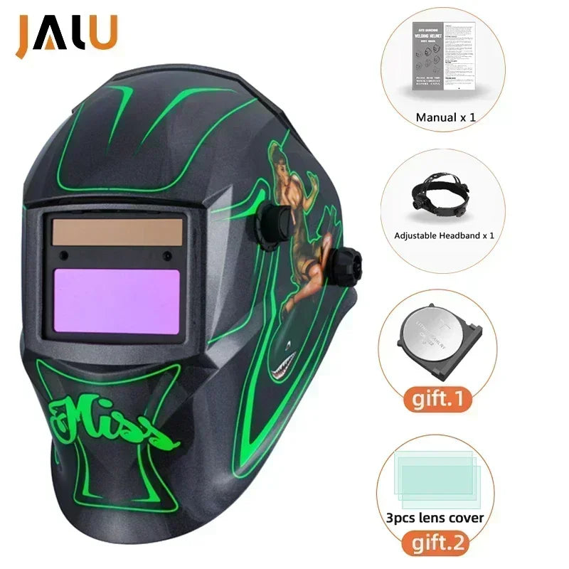 1112 Helmet Welding Mask Professional Auto Darkening Welding Helmet for MMA MIG Arc Welding Machine Welder Automatic Darken