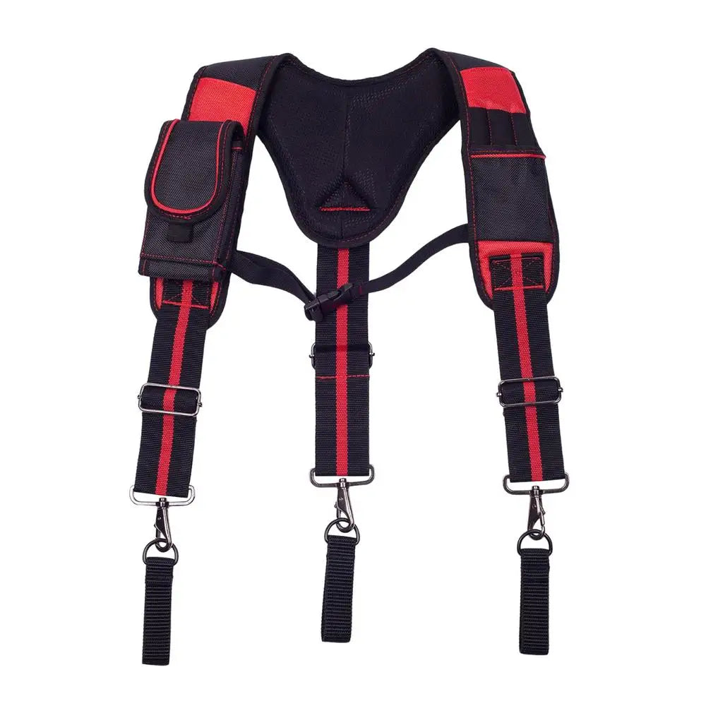 Tool Belt With Suspenders Breathable Construction Harness Tool Storage Work Belt Breathable For Tree Climbing Fire Rescue
