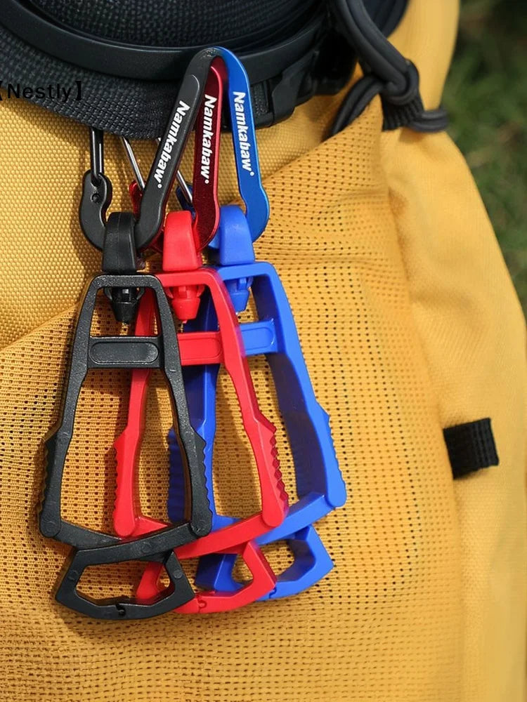 1Pc Outdoor Glove Clip Multi-purpose Anti-drop Hook Work Gloves Holder Clip Keys Safety Clamp Camping Tools〔Nest〕