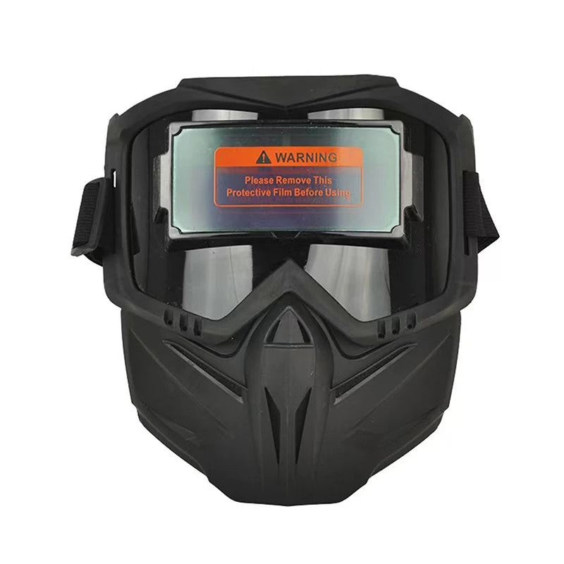 Auto Darkening Welding Helmet Welder Protector Helmet Detachable Welding Mask Head-mounted Breathable Welding Protector Helmet