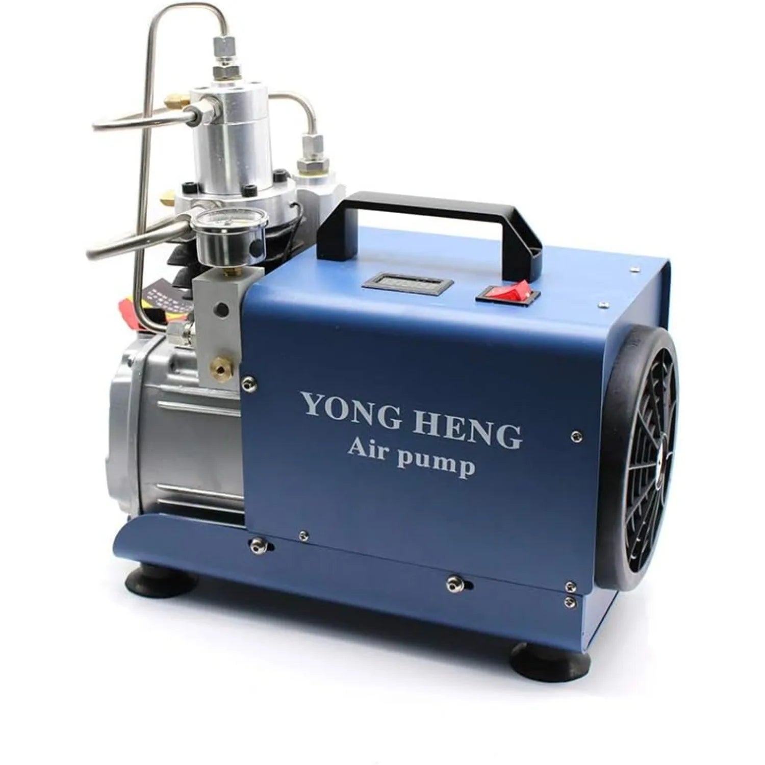 High Pressure 4500PSI 30Mpa PCP Air Compressor Pump 110V Electric Auto-Stop Water Cooling Portable Air Pump