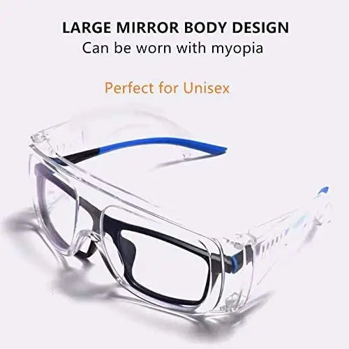 Safety Glasses For Men & Women | Ansi Z87 Safety Glasses For Shooting Lab Goggles For Safety | Safety Goggles - 1 Pack Clear