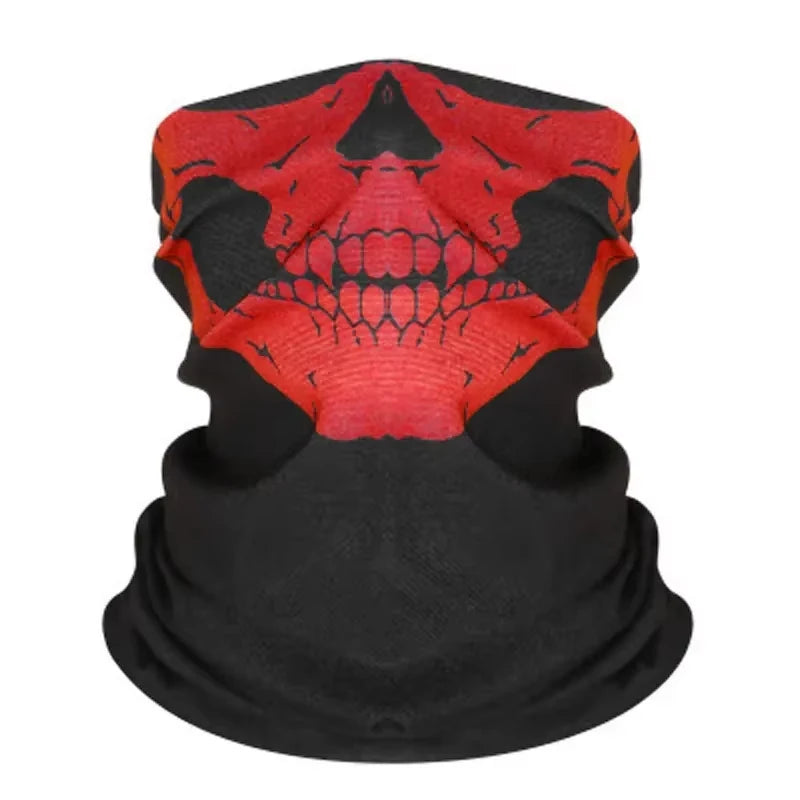 Bicycle Helmet Hood Bandana Scarf Breathable Windproof Skull Men Balaclava Ski Mask Cycling Caps Snowboard Face Cover Motorcycle