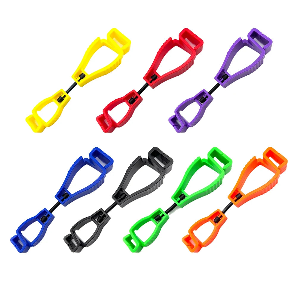Glove Clips For Work Glove Holders Glove Belt Clip Portable Outdoor Working Gloves Grabber Holder Clip With Plastic Hook