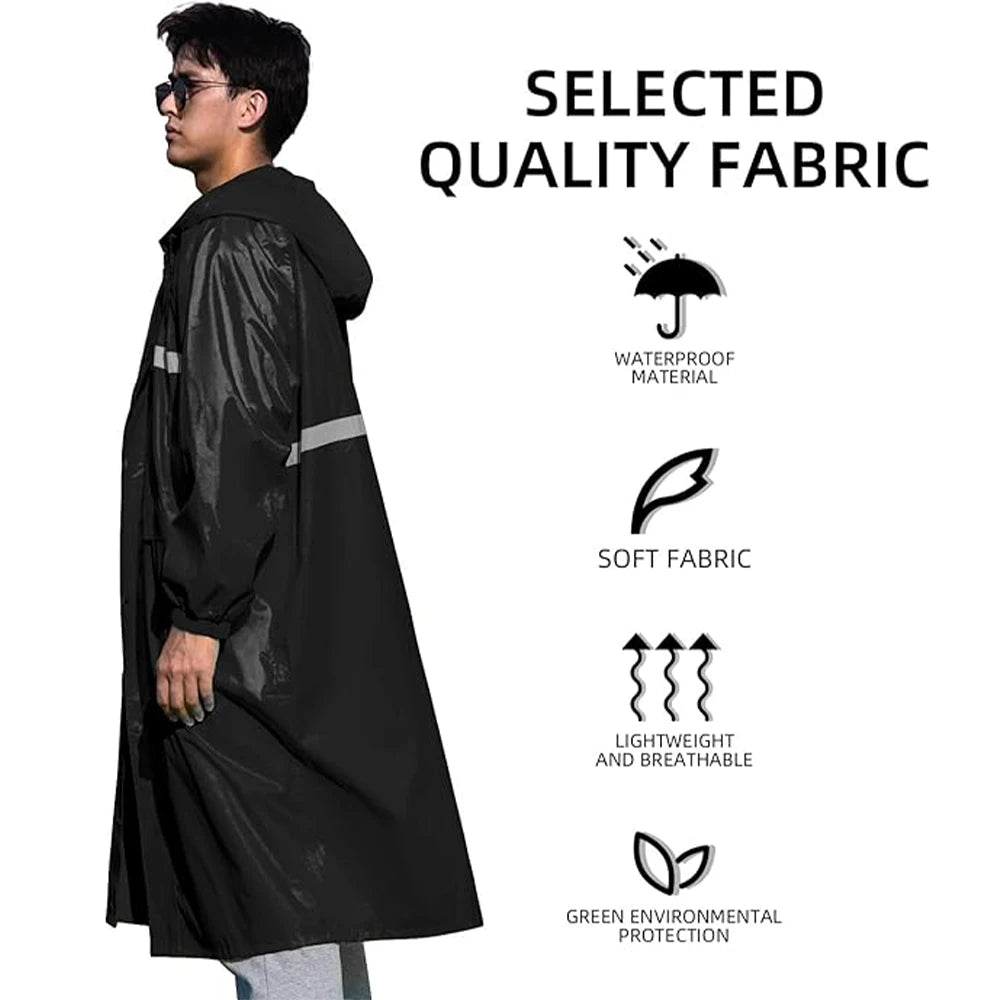 Waterproof Rain Suits Heavy Duty Raincoat Fishing Rain Gear Jacket Men