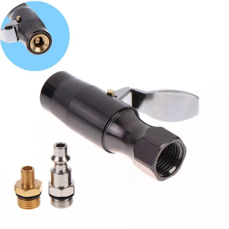 Tire Inflator 200PSI Dual Jaw Lock on Air Chuck for Schrader Valve Enhanced Grip for Car Bike Shop and GarageHot