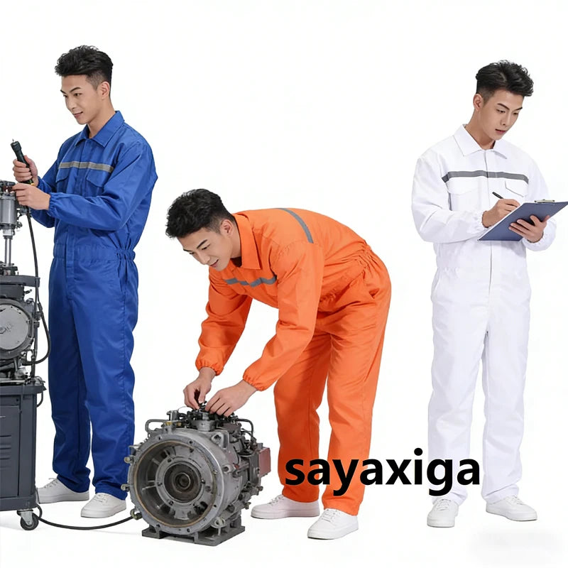 Reflective safety work overall Hi VIS painter working jumpsuit auto repairman mechanical labor coverall warehouse staff coverall