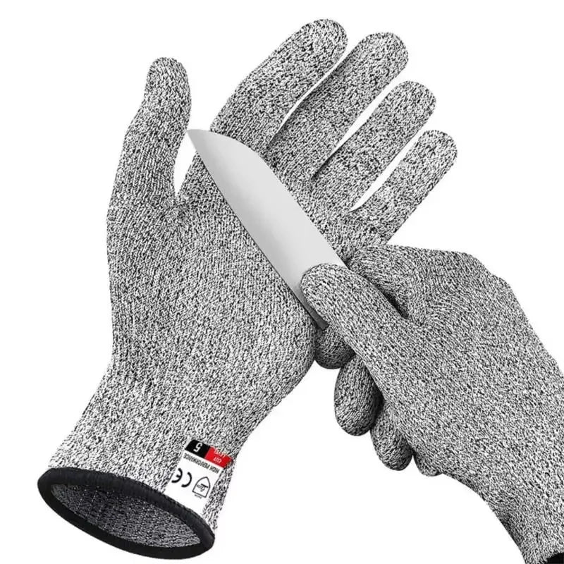 HPPE Level 5 Safety Anti Cut Gloves High-strength Industry Kitchen Gardening Anti-Scratch Anti-cut Glass Cutting Worker Gloves