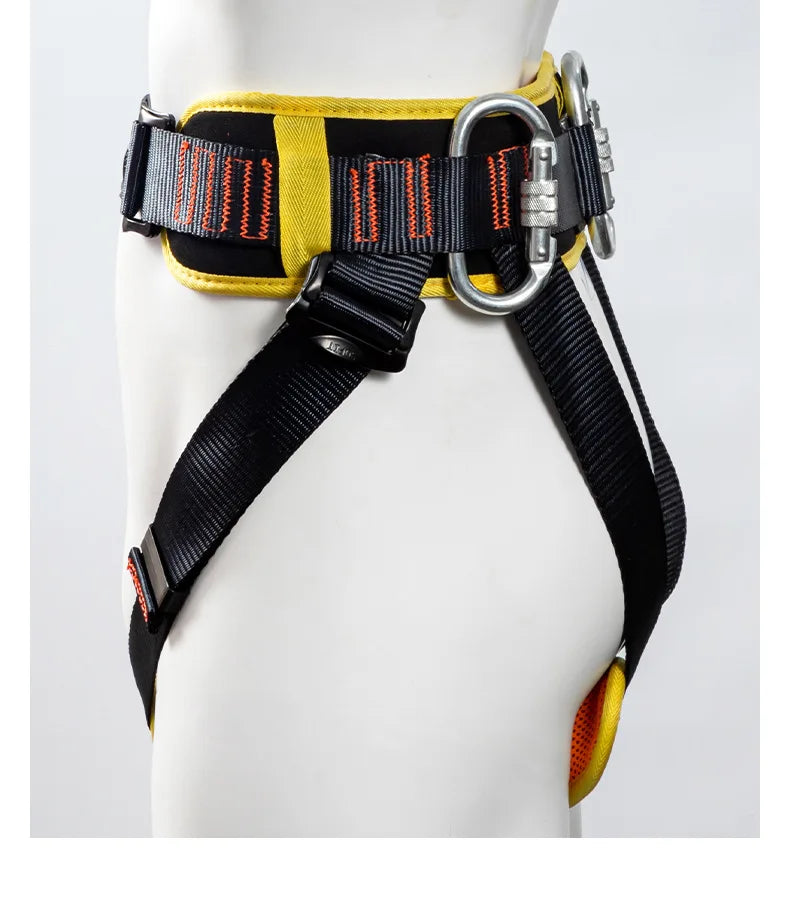 Outdoor Cave Exploration Safety Belt Fast Descent Rock Climbing Harness Ultra-light Simple Half-body Harness