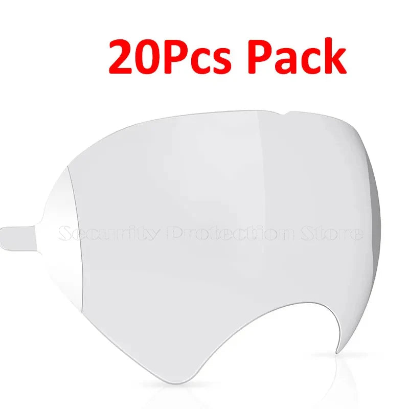 100/50/30/20/10/5Pcs Peel Off Lens Cover Compatible for 3M 6885 6000 6700 6800 6900 Series Respirator Mask Protective Cover