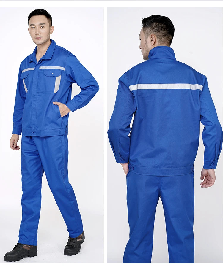 Hi Vis Safety Work Clothing Auto Repairman Working Uniforms Factory Workshop Porter Welder Work Coverall Mens Workwear Plus Size