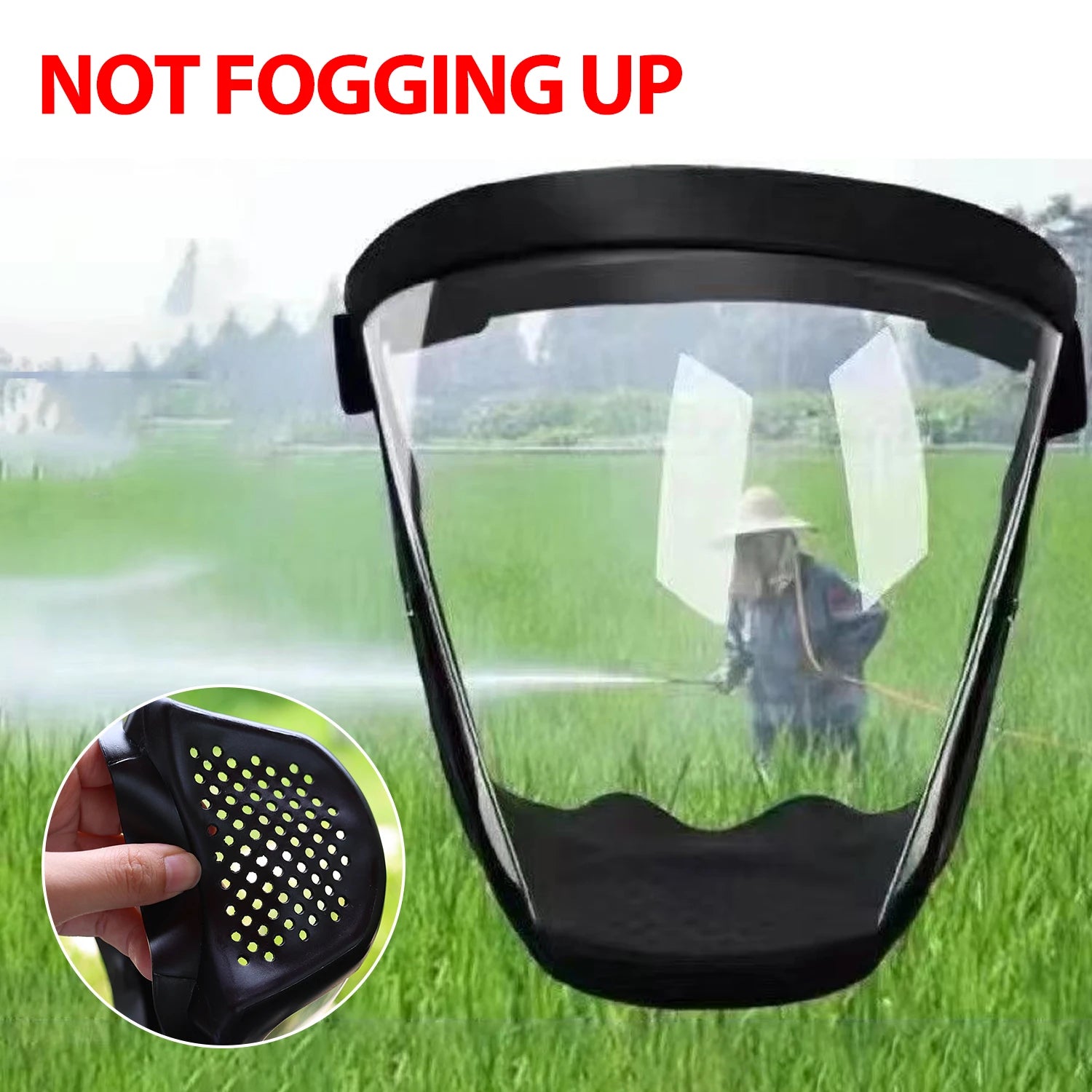 1/4pcs Car Sports Face Shield Windproof Cycling Goggles Full Face Mask Tactical Eye Protection Anti-Splash Transparent Protector