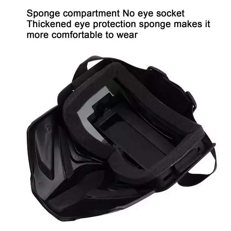 Auto Darkening Welding Mask For Arc Weld Grind Cut Solar Power Welder Mask True Color Lens Large View Welding Helmet