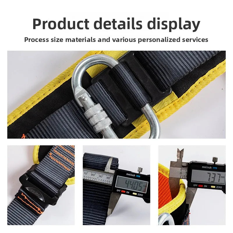 Outdoor Cave Exploration Safety Belt Fast Descent Rock Climbing Harness Ultra-light Simple Half-body Harness