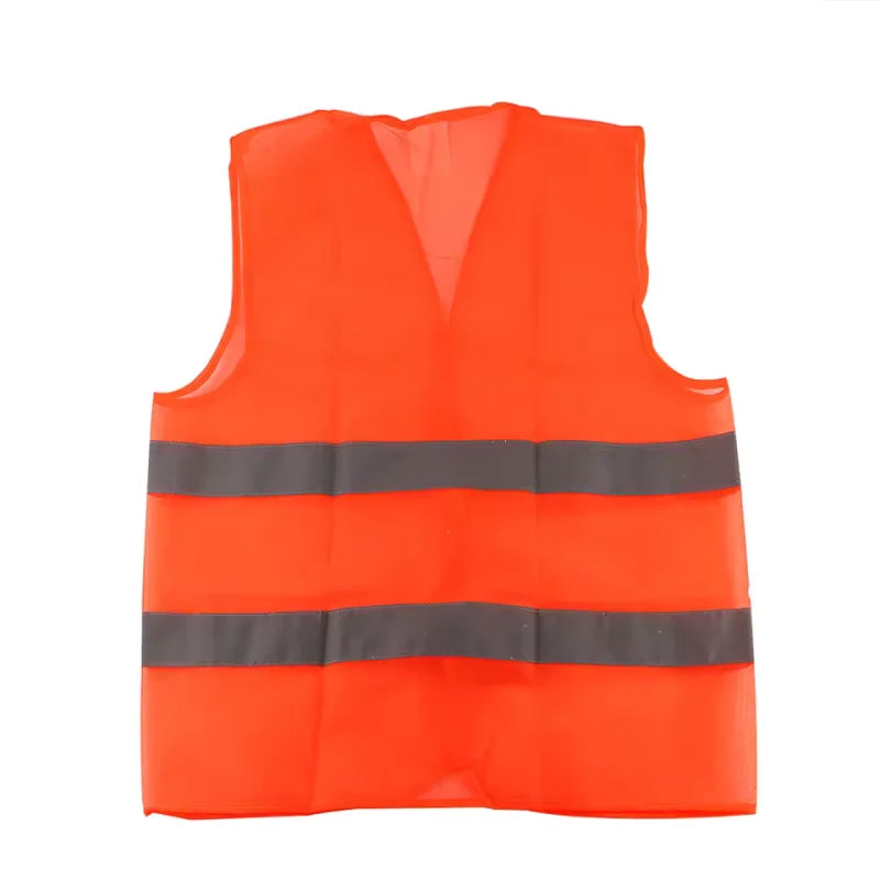 High Visibility Yellow Traffic Safety Reflective Vest Outdoor for Car Use Ideal for Running Cycling and Outdoor Sports 360Degree