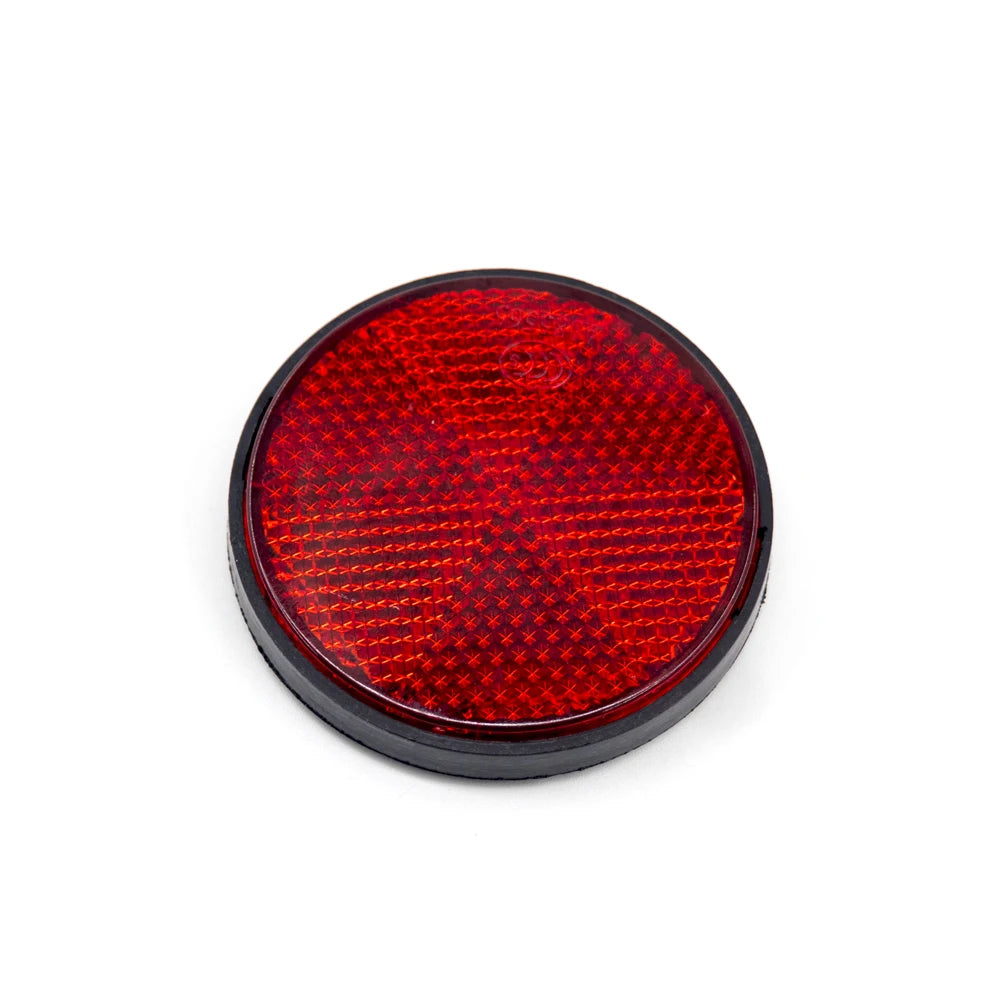 2PCS Self Adhesive Reflector Rectangular Round Safety Mark Signal Strip Position Reflective Car Carriers Trailer Motorcycle Bus