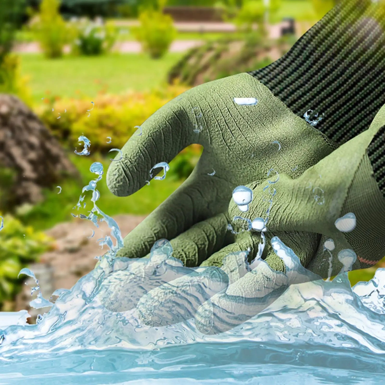 Gardening Yard Gloves Children Safety Gloves Puncture-Resistant Thorn-Proof Waterproof Tools Indoor/Outdoor Protective Glove