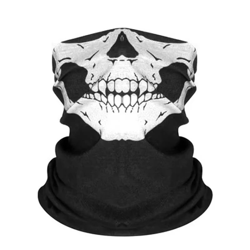 Bicycle Helmet Hood Bandana Scarf Breathable Windproof Skull Men Balaclava Ski Mask Cycling Caps Snowboard Face Cover Motorcycle